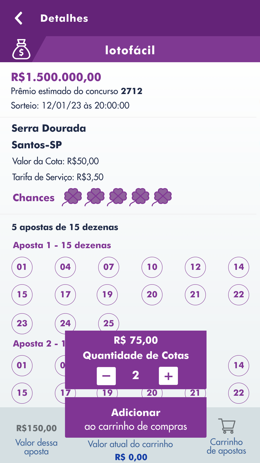 Tela de instrução da missão 2