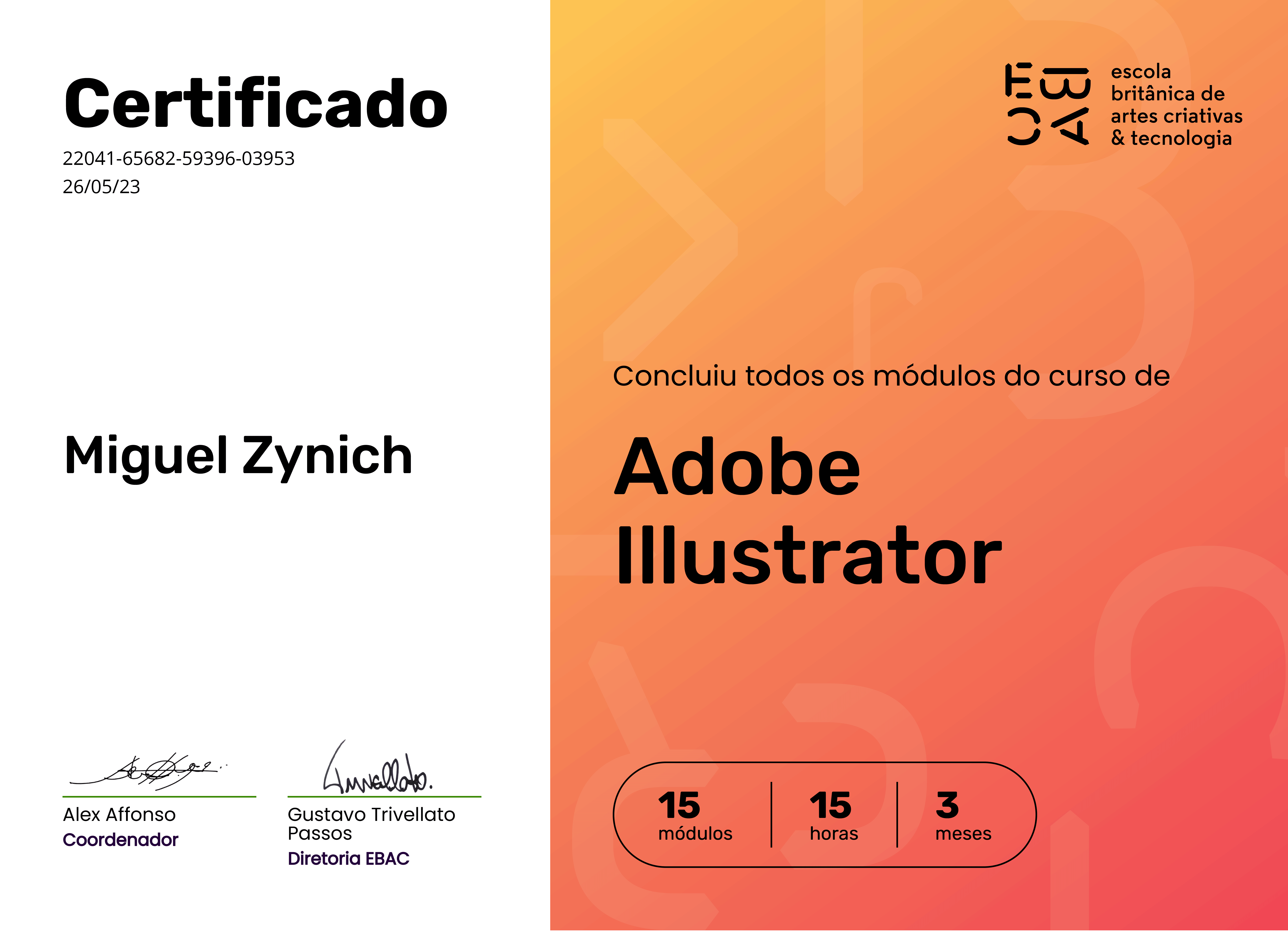 Certificado Novo